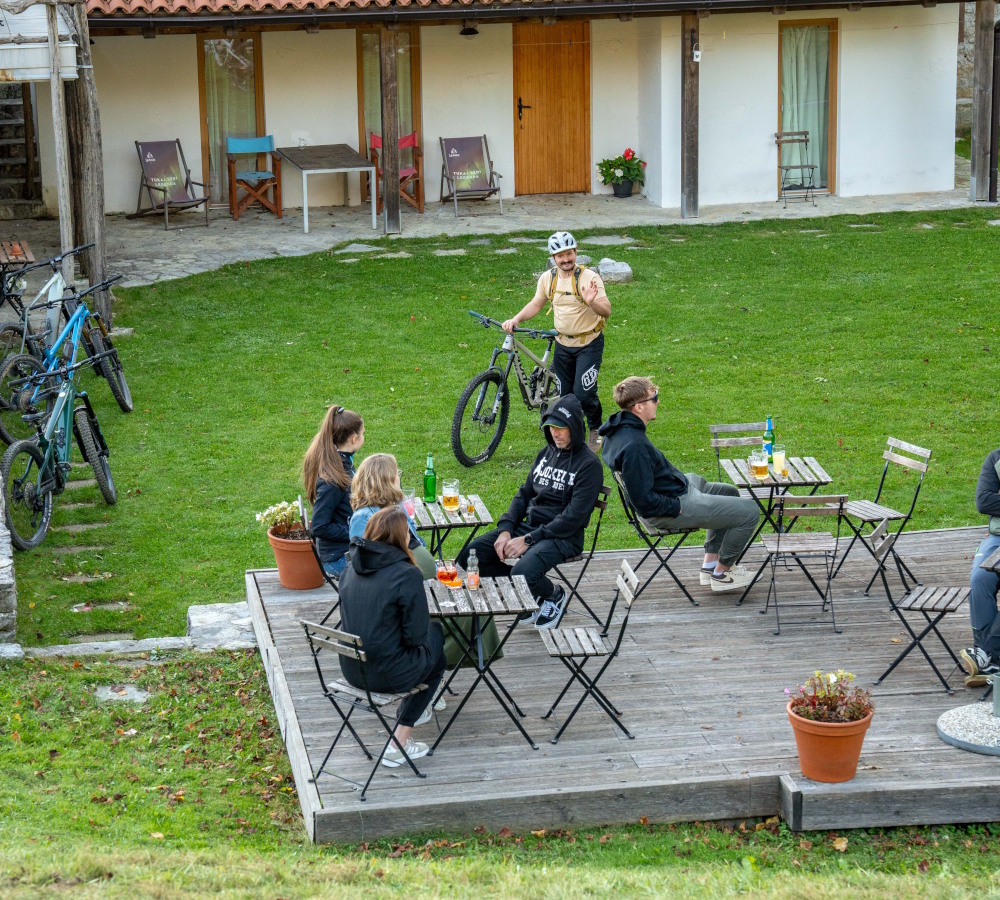 Relax in our Bar after biking